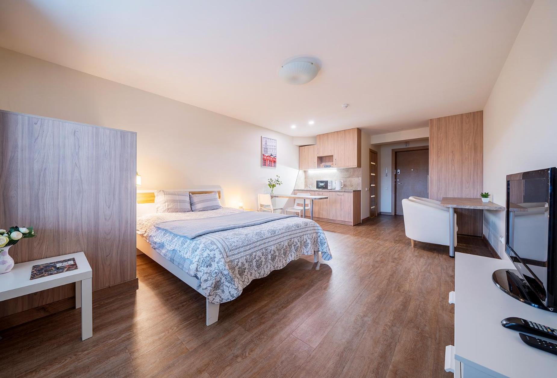Gyneju Self Check-In Apartments VNO Szoba fotó
