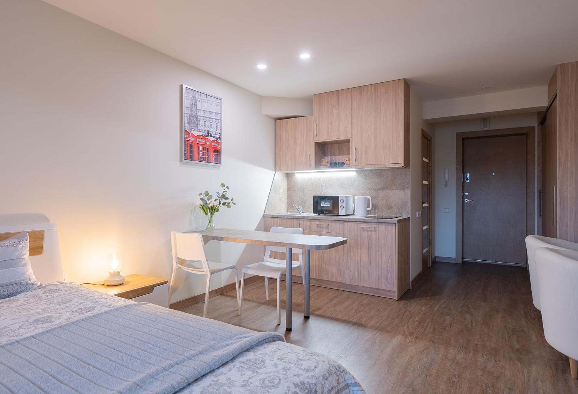 Gyneju Self Check-In Apartments VNO Szoba fotó